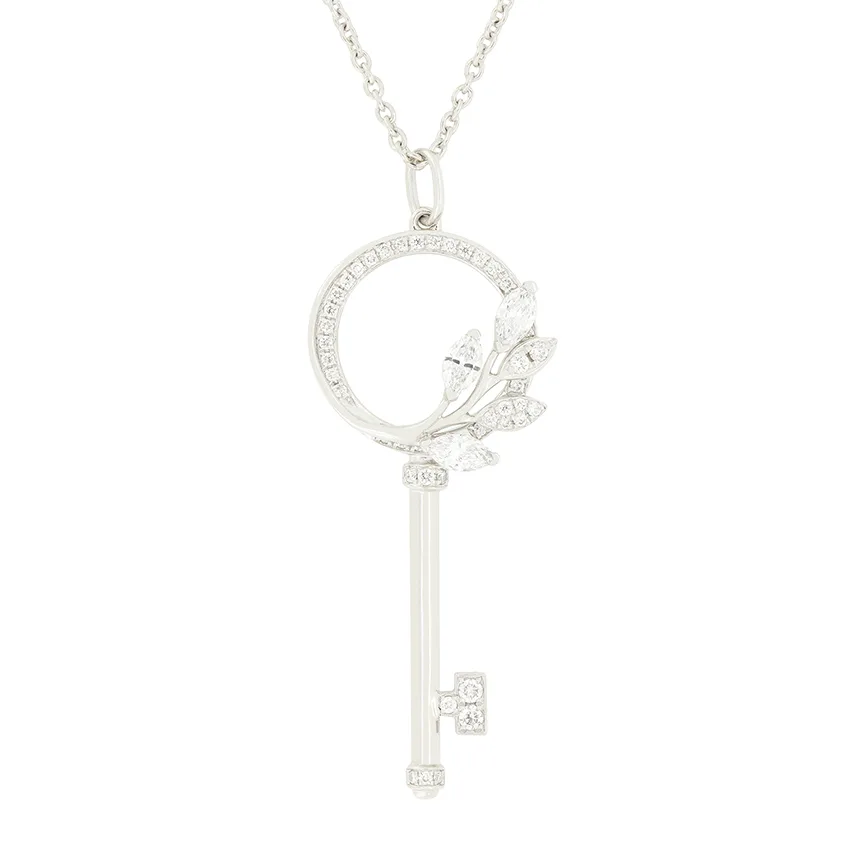 Tiffany & Co. 0.44ct Diamond Victoria Key Pendant