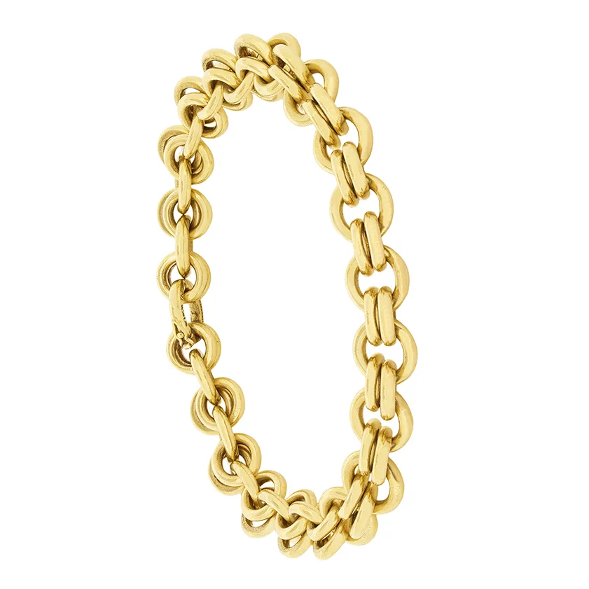 Tiffany & Co. 18ct Gold Schlumberger Bracelet, c.1990
