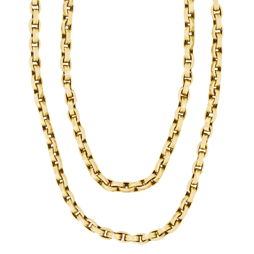 Antique 9ct Gold Guard Chain, c.1900s