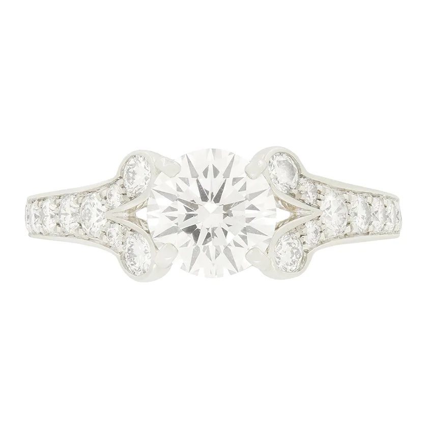 Cartier 0.90ct Diamond 'Ballerine' Solitaire Ring