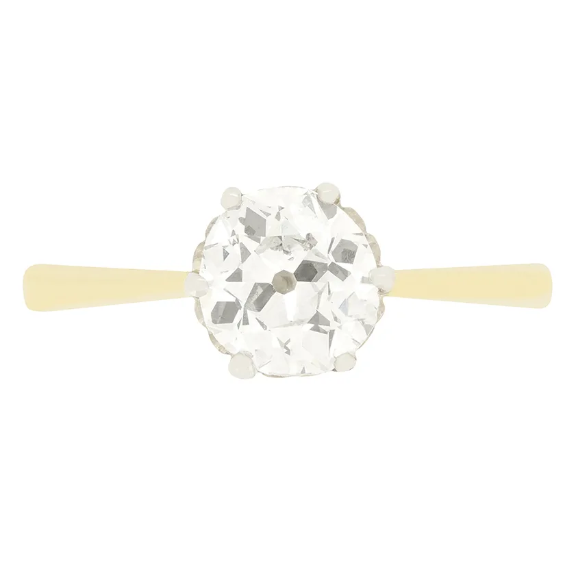 Vintage 1.00ct Diamond Solitaire Ring, c.1930s