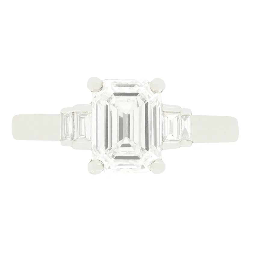 Vintage 1.52ct Diamond Solitaire Ring, c.1940s