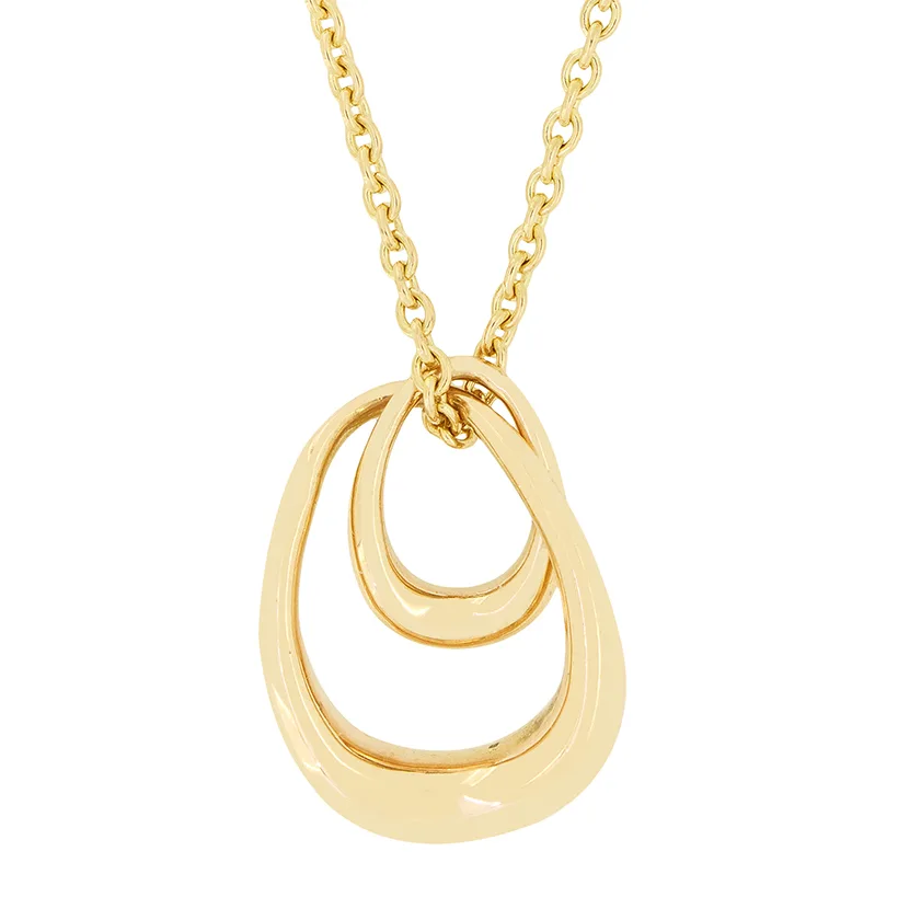 Georg Jensen 18ct Gold Offspring Necklace