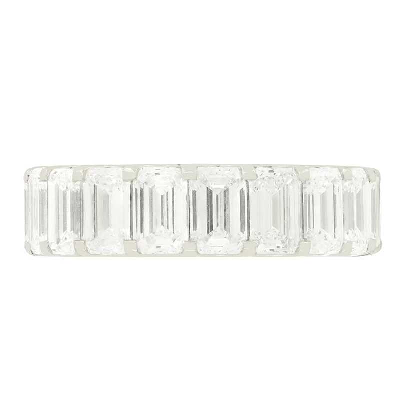 Contemporary 6.03ct Diamond Eternity Band