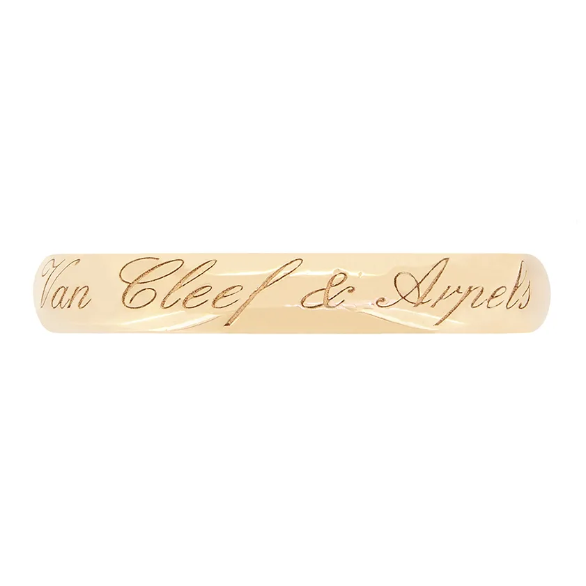 Van Cleef & Arpels 'Tendrement Signature' Wedding Band