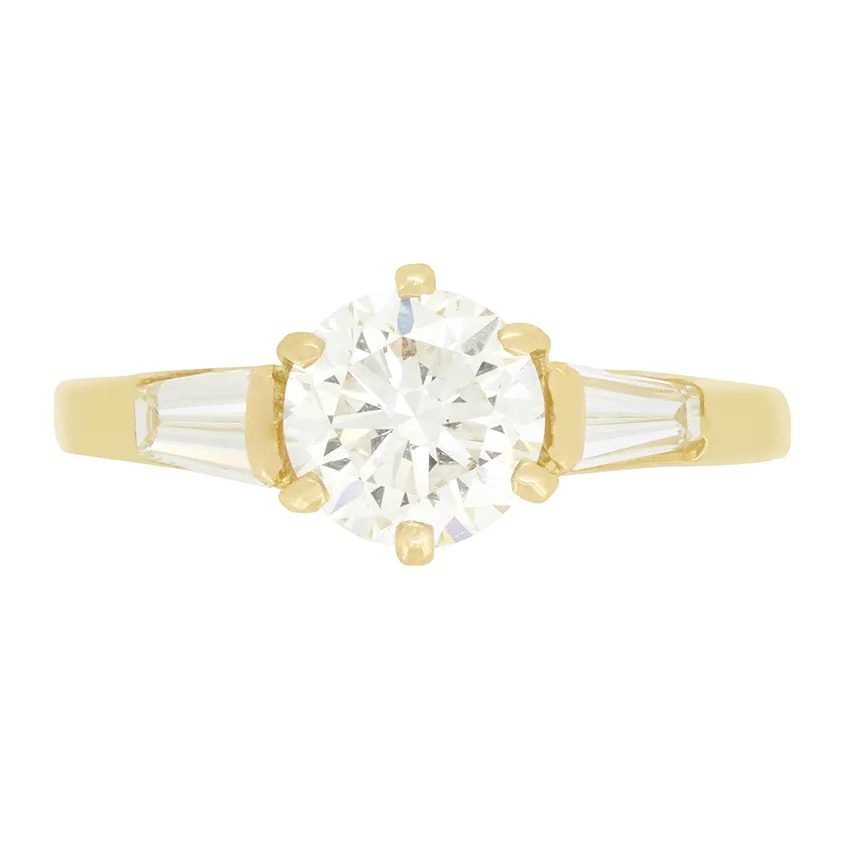 Vintage 1.04ct Diamond Solitaire Ring, c.1950s