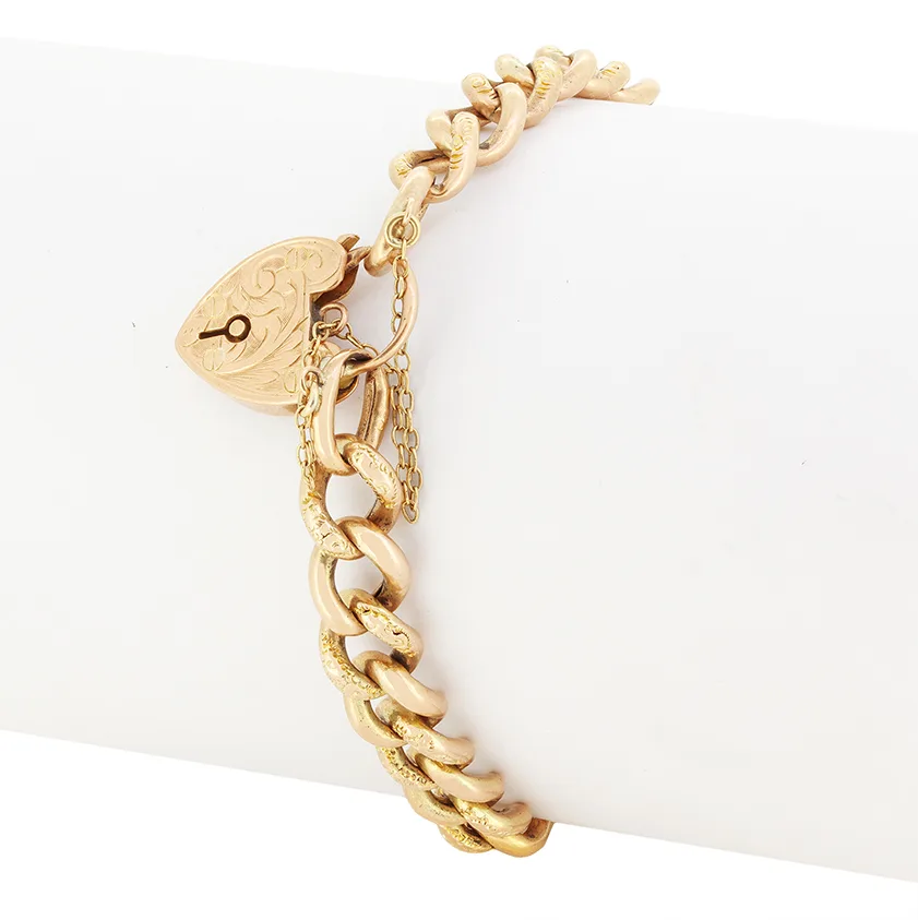 Antique 9ct Rose Gold Bracelet, c.1920s